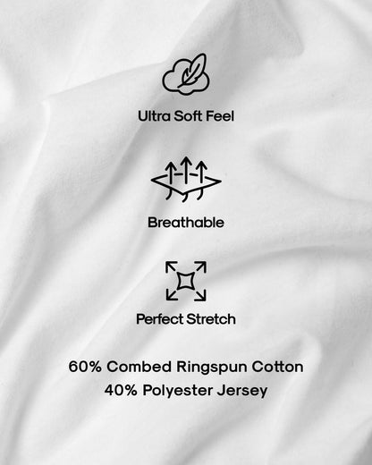 White Classic Crew Neck